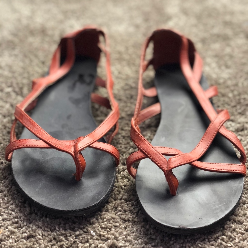 Orange Sandals